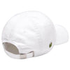 Lacoste Men's White Gabardine Croc Hat