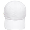 Lacoste Men's White Gabardine Croc Hat