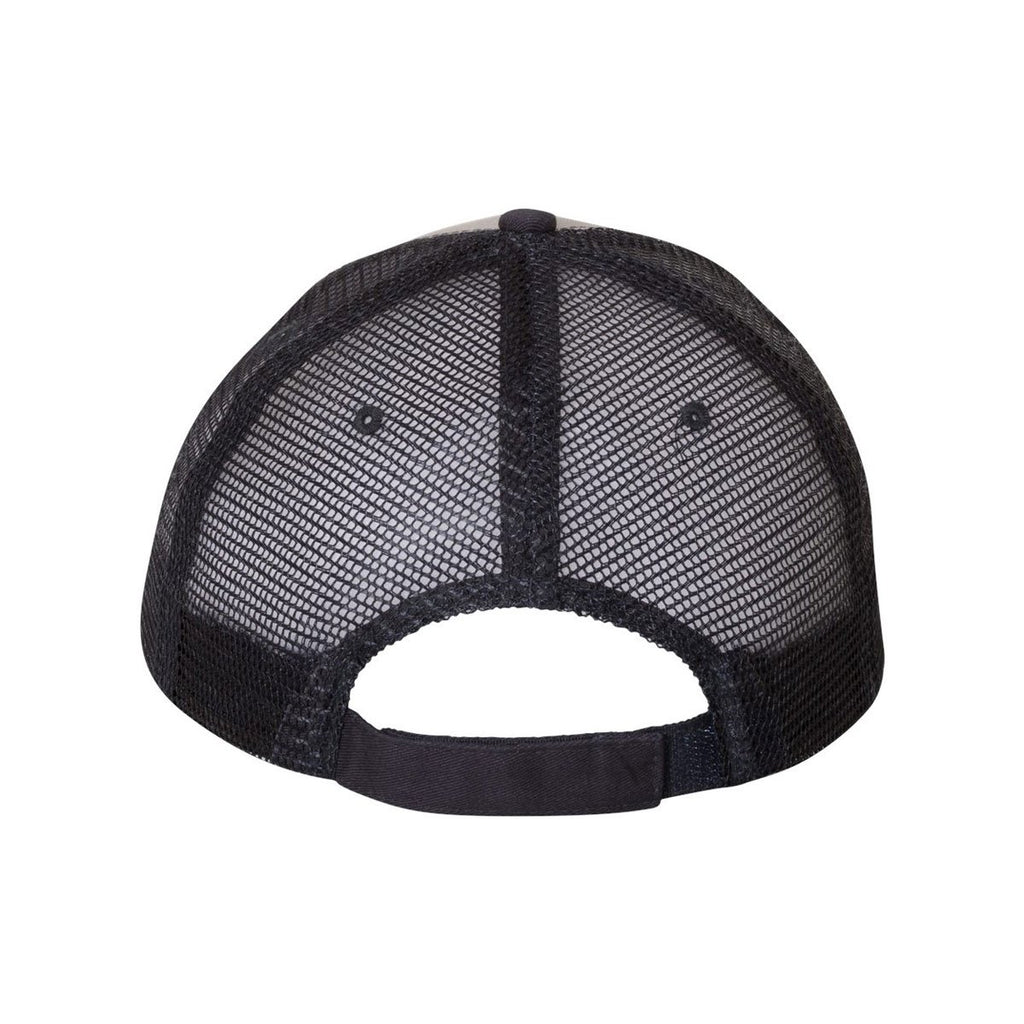 Valucap Grey/Navy Sandwich Trucker Cap