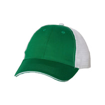 Valucap Kelly/White Sandwich Trucker Cap