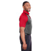 Spyder Men's Black Heather/Red Peak Polo