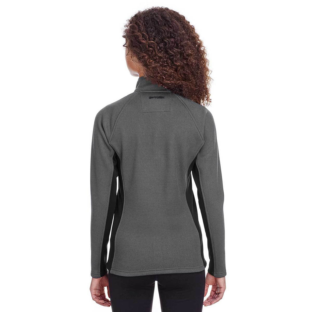 Spyder Women's Polar/Black Constant Half-Zip Sweater