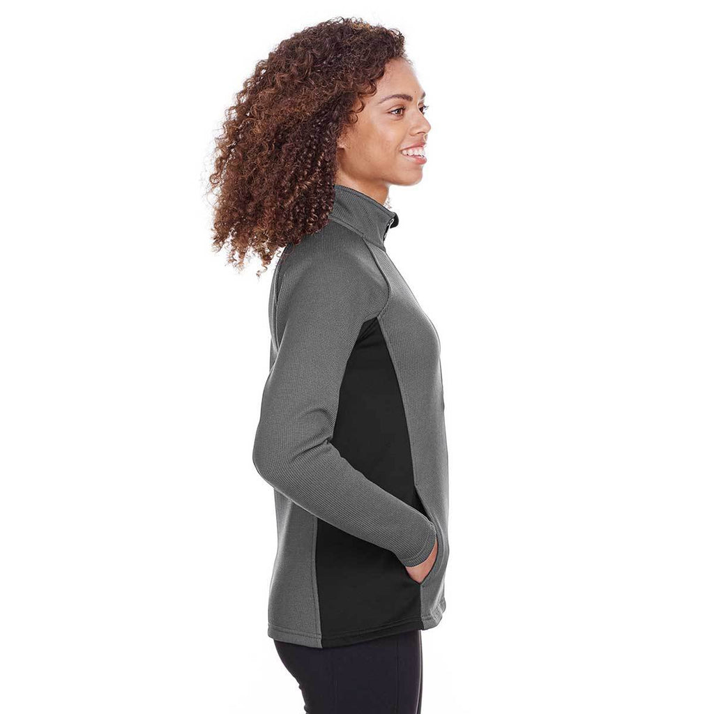 Spyder Women's Polar/Black Constant Half-Zip Sweater