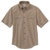 Carhartt Men's Tall Dark Tan Chambray Fort Solid S/S Shirt