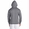 Champion Men's Stone Grey/Black Performance 5.4-Ounce Colorblock Pullover Hood