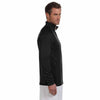 Champion Men's Black/Black Performance 5.4-Ounce Colorblock Quarter-Zip Jacket