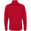 Champion Men's Scarlet/Black Performance 5.4-Ounce Colorblock Quarter-Zip Jacket