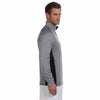 Champion Men's Stone Grey/Black Performance 5.4-Ounce Colorblock Quarter-Zip Jacket