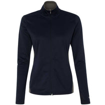 Champion Women's Navy/Stone Grey Performance 5.4-Ounce Colorblock Full-Zip Jacket