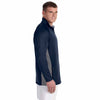 Champion Men's Navy/Stone Grey Performance 5.4-Ounce Colorblock Full-Zip Jacket