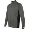 Champion Men's Stone Grey/Black Performance 5.4-Ounce Colorblock Full-Zip Jacket