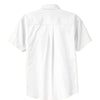 Port Authority Men's White/Light Stone Short Sleeve Easy Care Shirt