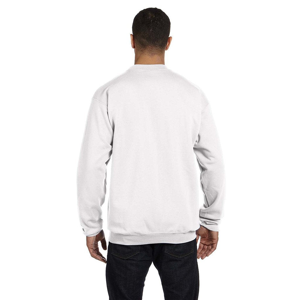 Champion Men's White Crewneck Sweatshirt