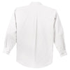 Port Authority Men's White/Light Stone Extended Size Long Sleeve Easy Care Shirt