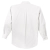 Port Authority Men's White/Light Stone Tall Long Sleeve Easy Care Shirt