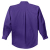 Port Authority Men's Purple Tall Long Sleeve Easy Care Shirt
