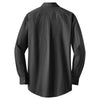 Port Authority Men's Dark Charcoal Tonal Pattern Easy Care Shirt