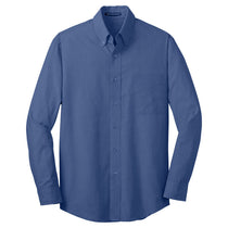 Port Authority Men's Deep Blue Crosshatch Easy Care Shirt