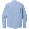 Port Authority Men's Oxford Blue Untucked Fit SuperPro Oxford Shirt