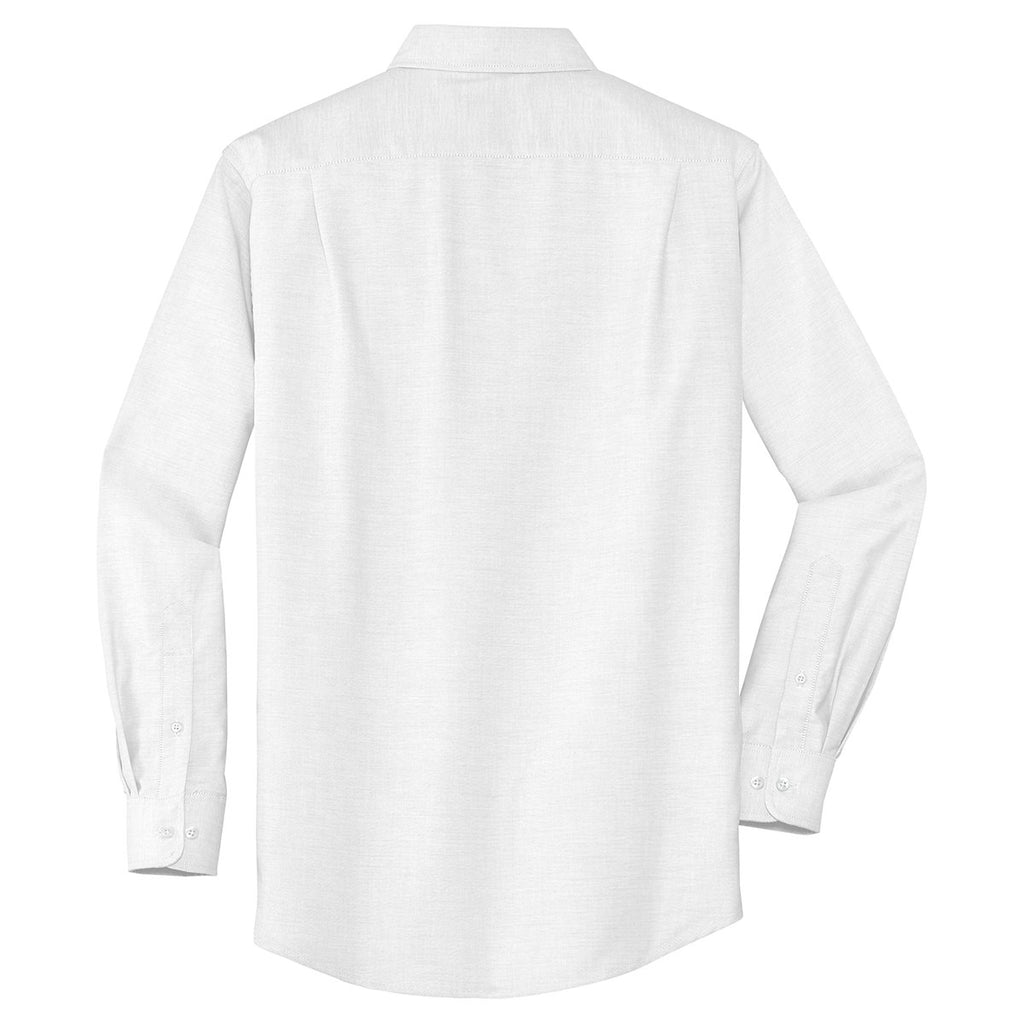 Port Authority Men's White SuperPro Oxford Shirt