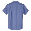 Port Authority Men's Navy Short Sleeve SuperPro Oxford Shirt