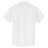 Port Authority Men's White Short Sleeve SuperPro Oxford Shirt