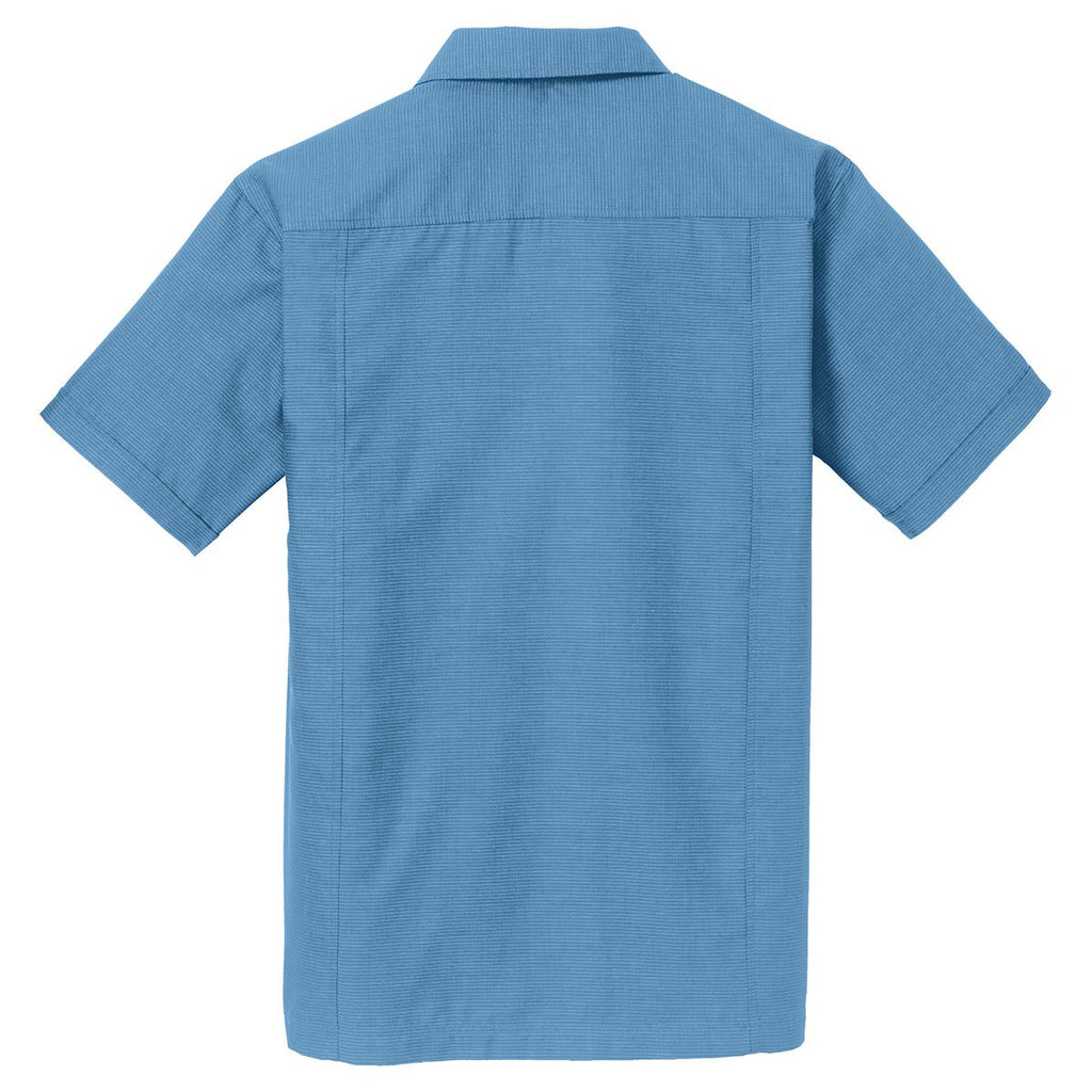 Port Authority Men's Celadon Textured Camp Shirt