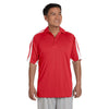 Russell Athletic Men's True Red/White Team Game Day Polo