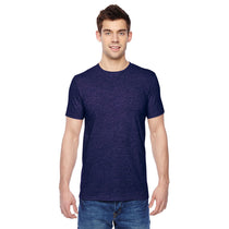 Fruit of the Loom Men's Heather Grape 4.7 oz. Sofspun Jersey Crew T-Shirt