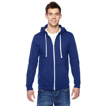 Fruit of the Loom Men's Admiral Blue 6 oz. Sofspun Jersey Full-Zip