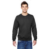 Fruit of the Loom Men's Black 7.2 oz. SofSpun Crewneck Sweatshirt