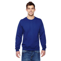 Fruit of the Loom Men's Admiral Blue 7.2 oz. SofSpun Crewneck Sweatshirt