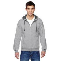 Fruit of the Loom Men's Athletic Heather 7.2 oz SofSpun Full-Zip Hooded Sweatshirt