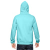 Fruit of the Loom Men's Scuba Blue 7.2 oz SofSpun Full-Zip Hooded Sweatshirt