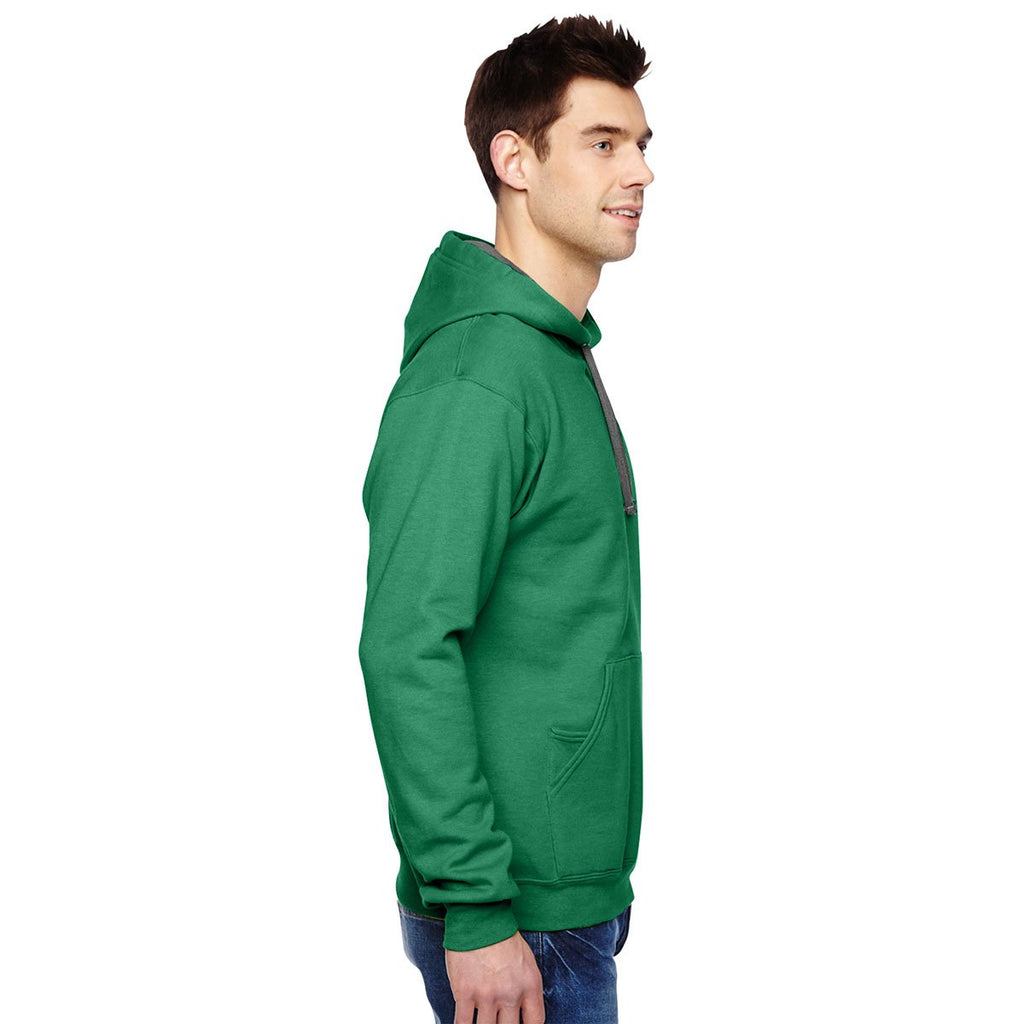 Fruit of the Loom Men's Clover 7.2 oz. SofSpun Hooded Sweatshirt