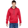 Fruit of the Loom Men's Fiery Red 7.2 oz. SofSpun Hooded Sweatshirt