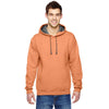 Fruit of the Loom Men's Orange Sherbet 7.2 oz. SofSpun Hooded Sweatshirt