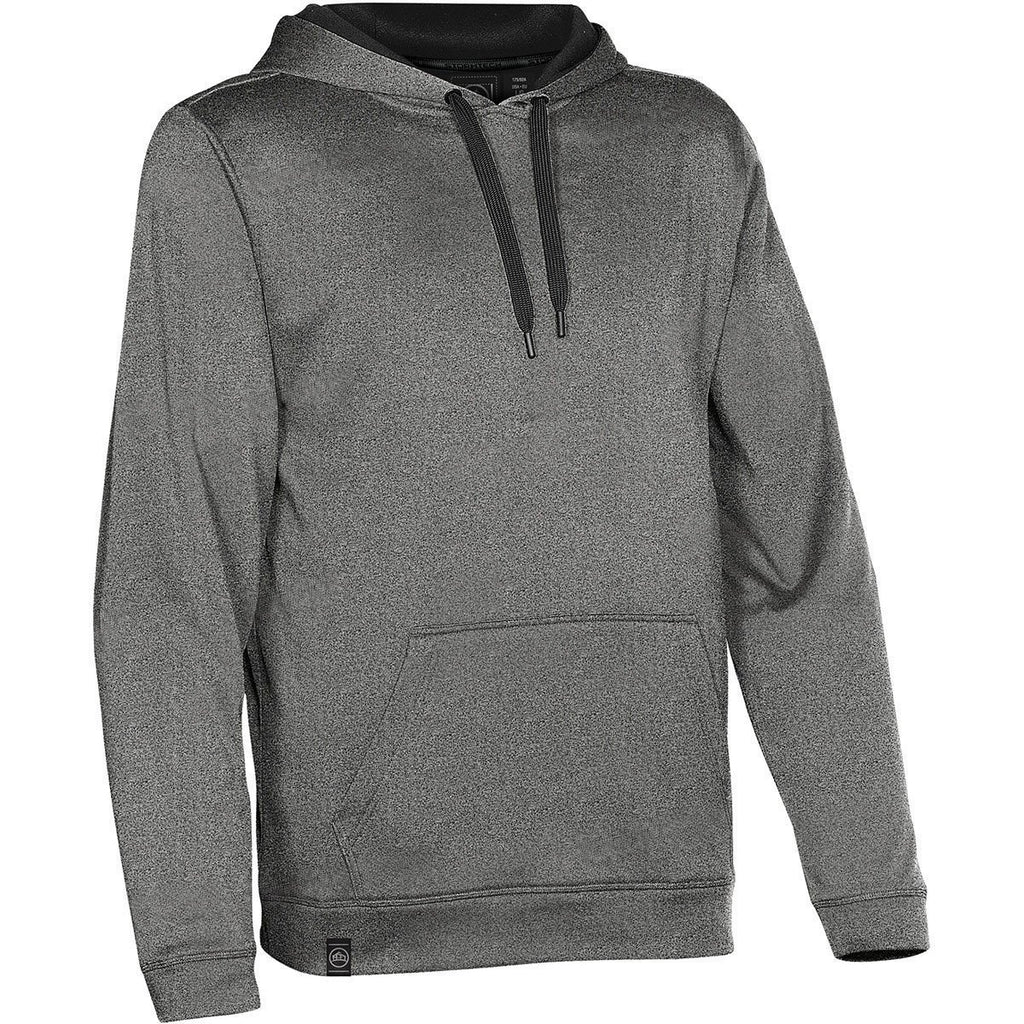 Stormtech Men's Oxford Grey Melange/Black Atlantis Fleece Hoody