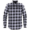 Stormtech Men's Titanium Plaid Logan Snap Front Shirt