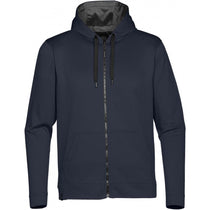 Stormtech Men's Navy/Oxford Grey Melange Atlantis Full Zip Fleece Hoody