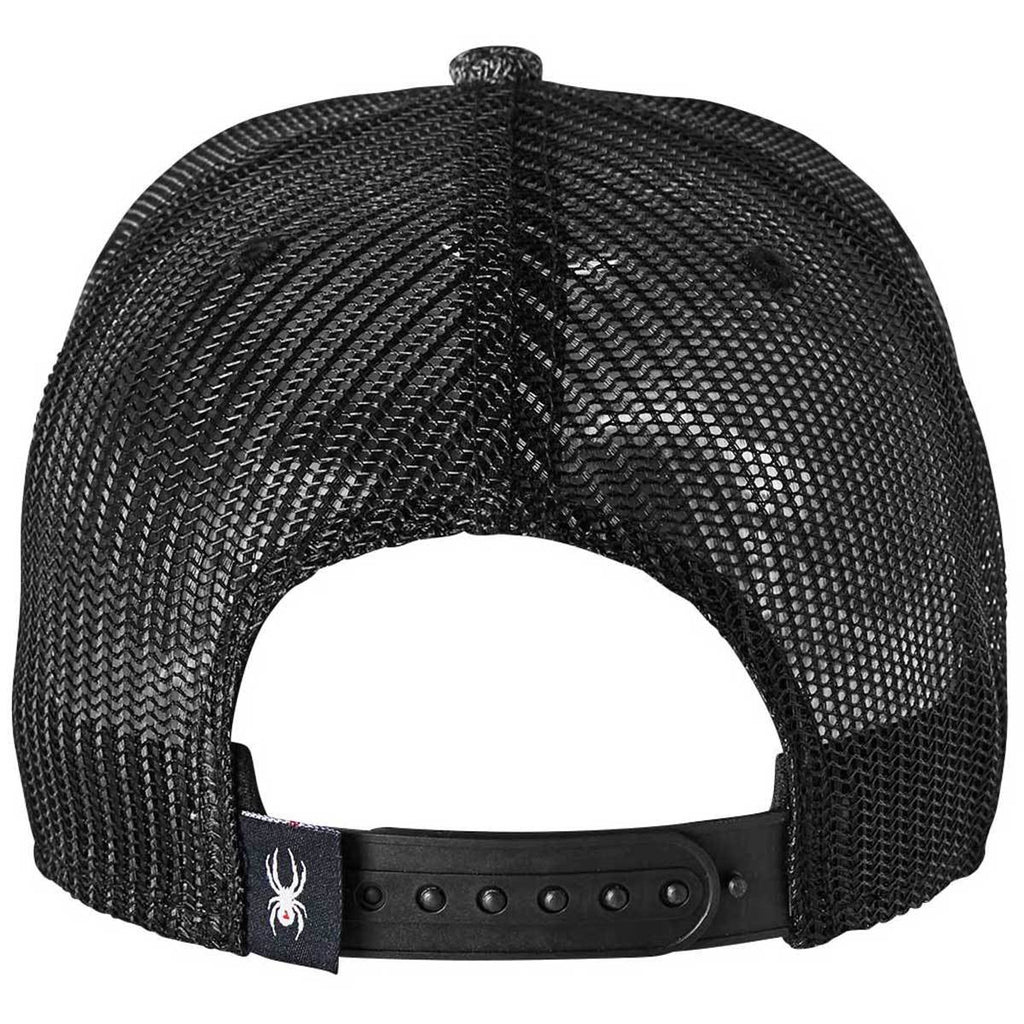 Spyder Black Heather Constant Sweater Trucker Hat