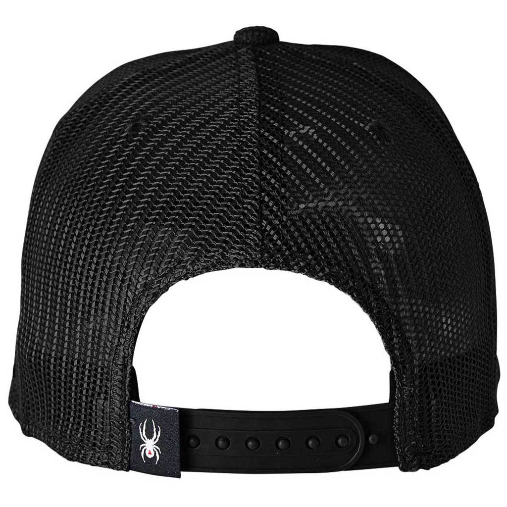 Spyder Black Constant Sweater Trucker Hat