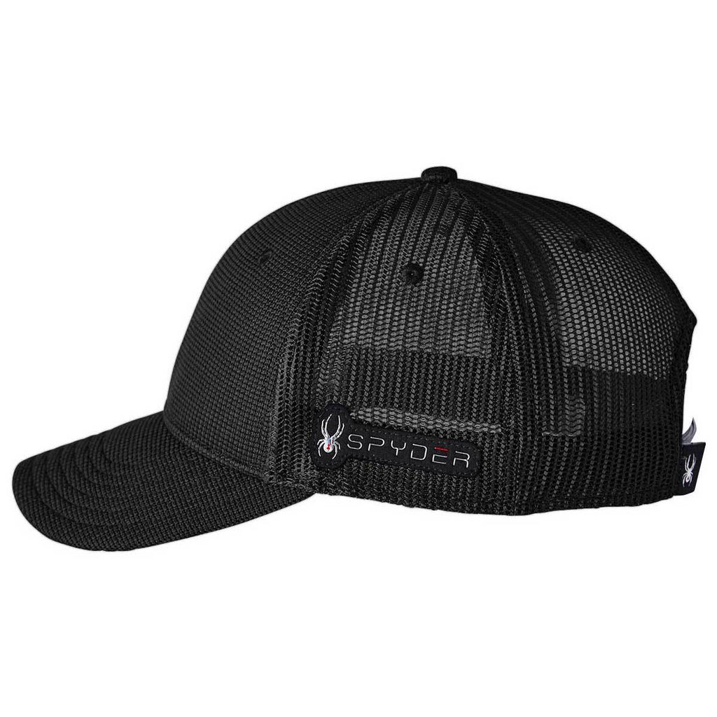 Spyder Black Constant Sweater Trucker Hat