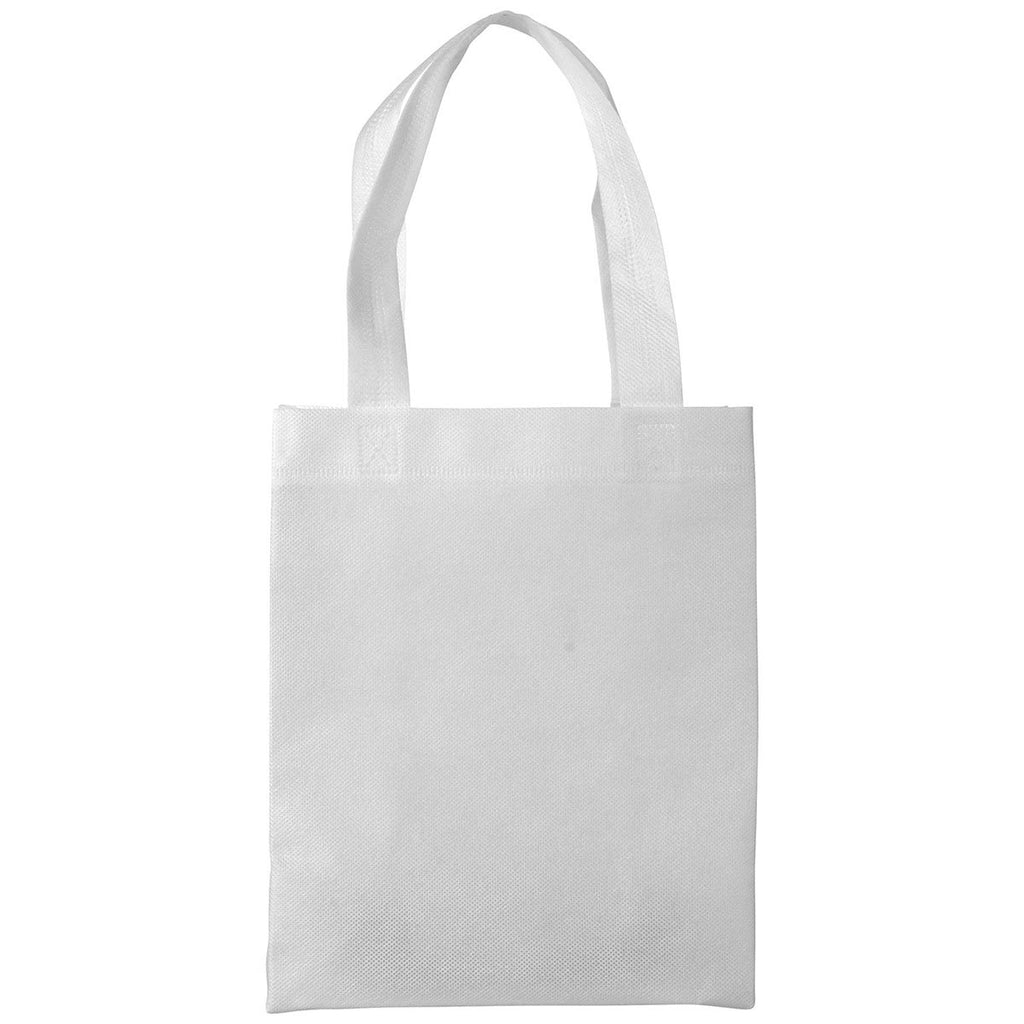 Bullet White Challenger Mini Non-Woven Tote