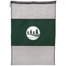 Bullet Hunter Green Mesh Laundry Cinch Bag