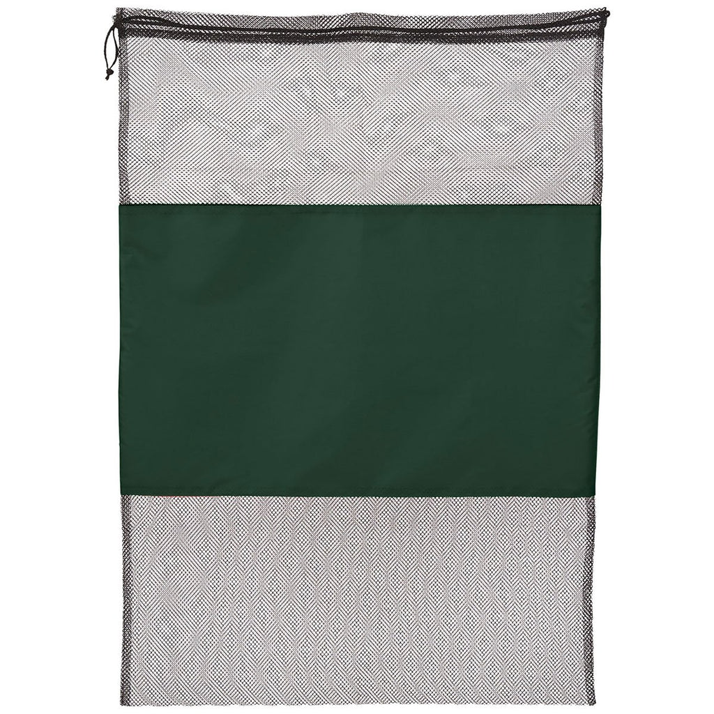Bullet Hunter Green Mesh Laundry Cinch Bag