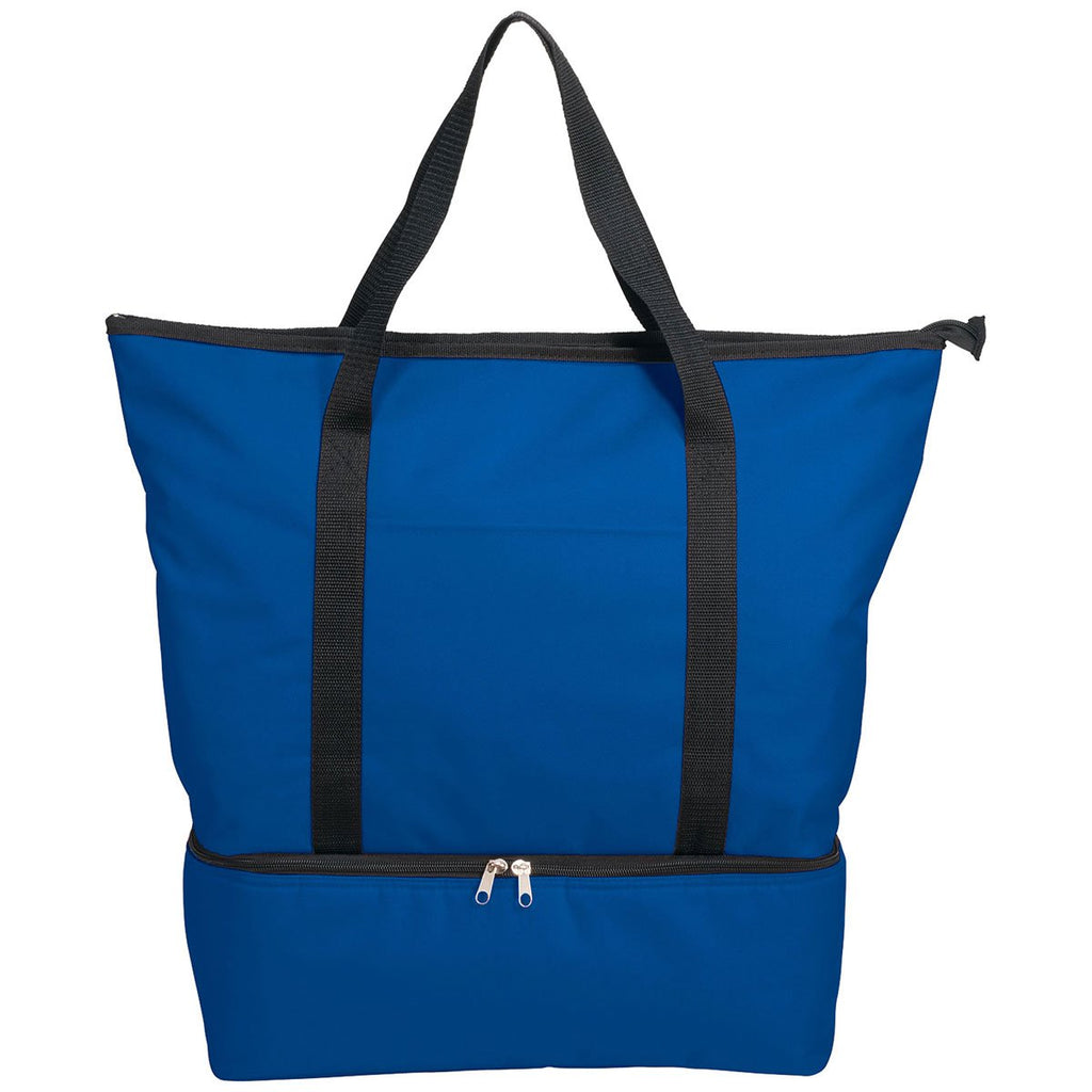 Bullet Royal Blue Drop Bottom 12-Can Cooler Tote