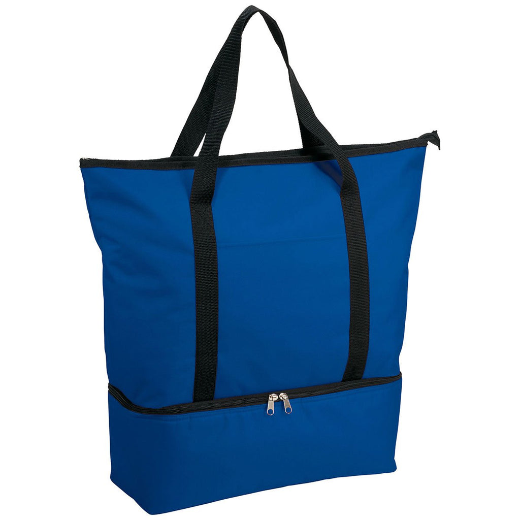 Bullet Royal Blue Drop Bottom 12-Can Cooler Tote