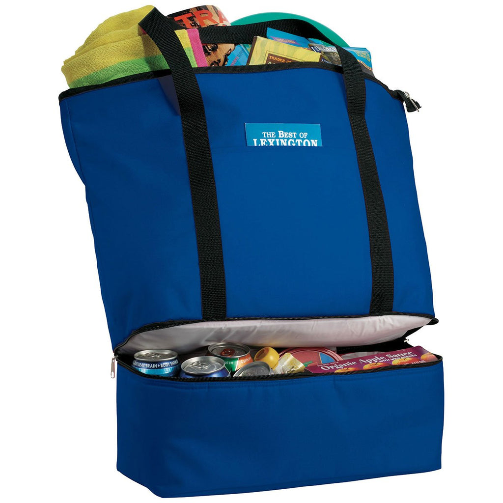 Bullet Royal Blue Drop Bottom 12-Can Cooler Tote