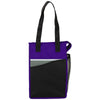 Bullet Purple Zippered Non-Woven Lunch Cooler